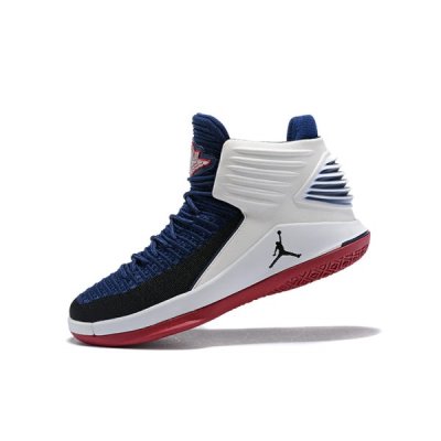 Nike Erkek Air Jordan 32 Lacivert / Kırmızı Basketbol Ayakkabısı Türkiye - FON4EWM7